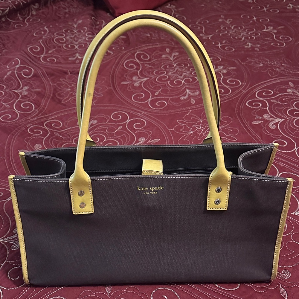 Kate Spade Black and Yellow Tote Bag - Picture 11 of 13